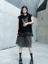 Mesh Overlay Graphic Tank